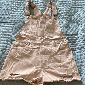 Newbury Kustom light pink overalls